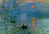 Claude Monet sunrise painting