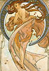 Alphonse Mucha dance painting