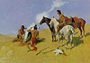 Frederic Remington Indian painting